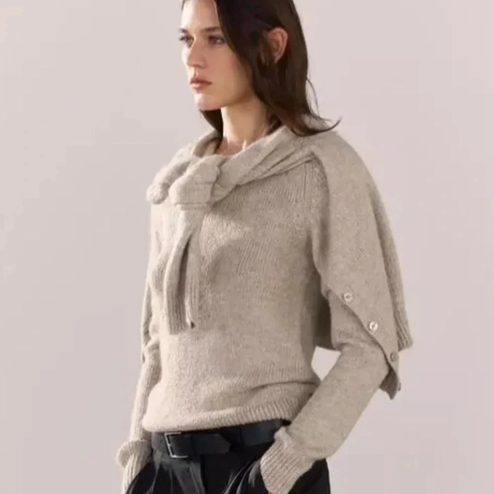 Cream Knit Zara Sweater size M